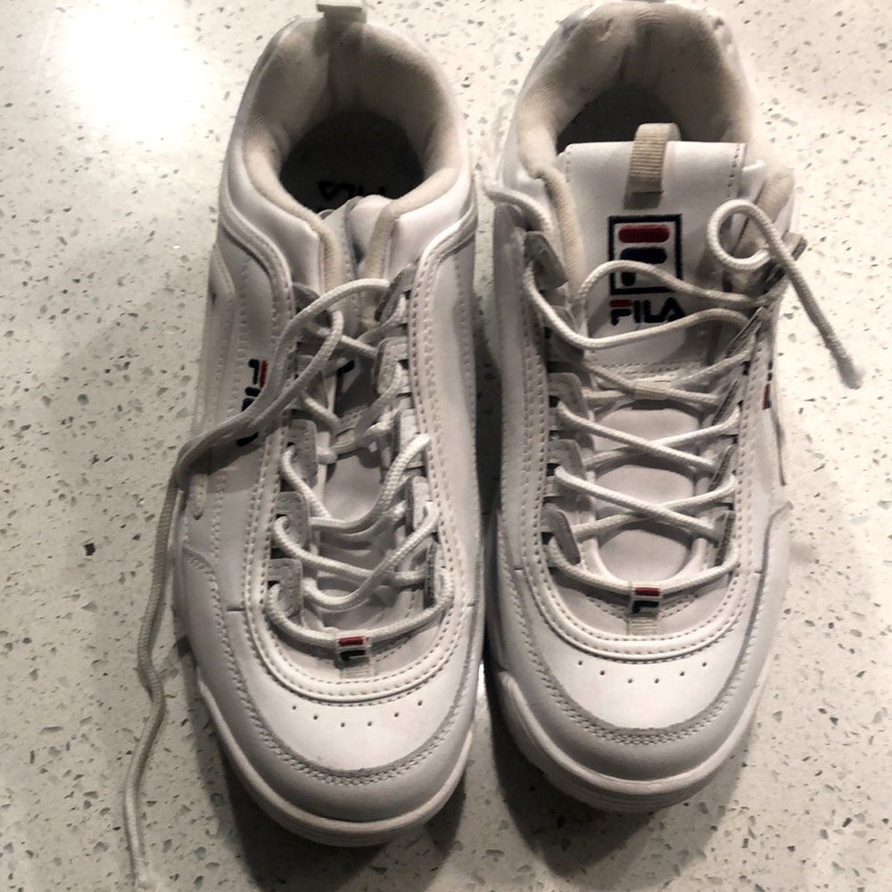 Fila Chunky White Shoes